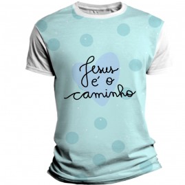 Camiseta Religiosa Catlica Infantil - Jesus  o caminho