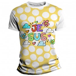 Camiseta Religiosa Catlica Infantil -  Jesus