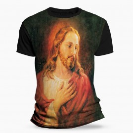 Camiseta Religiosa Catlica - Jesus Complacncia