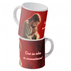 Caneca de Jesus Orando