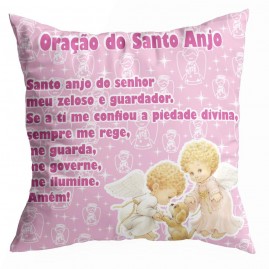 Almofada - Anjo da Guarda - Rosa