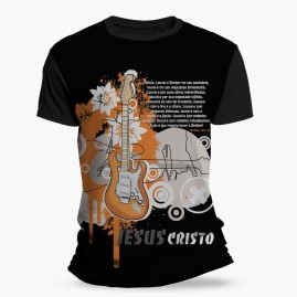 Camiseta Religiosa Catlica - Guitarra