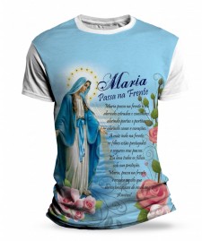 Camiseta Religiosa Catlica - Maria passa na frente