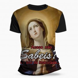 Camiseta Religiosa Catlica - Acaso No Sabeis que sou da Imaculada