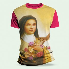 Camiseta Religiosa Catlica - Santa Teresinha