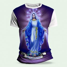 Camiseta Religiosa Catlica - Nossa Senhora das Graas.