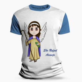 Camiseta Religiosa Catlica Infantil - So Rafael
