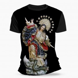 Camiseta Religiosa Catlica - Nossa Senhora do Apocalipse