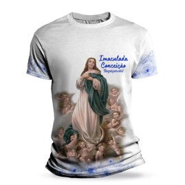 Camiseta Religiosa Catlica - Nossa Senhora Imaculada Conceio