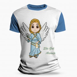 Camiseta Religiosa Catlica Infantil - So Gabriel