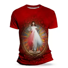 Camiseta Religiosa Catlica - Jesus Misericordioso - 2025 - LANAMENTO!