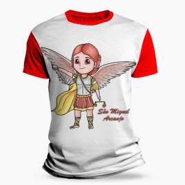 Camiseta Religiosa Catlica Infantil - So Miguel