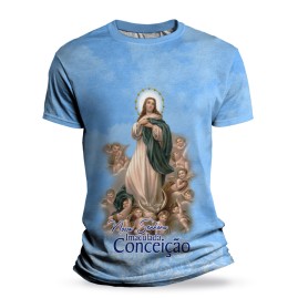 Camiseta Religiosa Catlica - Nossa Senhora Imaculada Conceio - LANAMENTO!