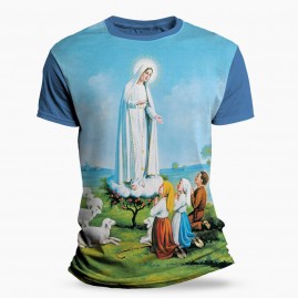 Camiseta Religiosa Catlica - Nossa Senhora de Ftima