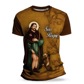Camiseta Religiosa Catlica - So Roque