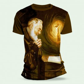 Camiseta Religiosa Catlica - Padre Pio